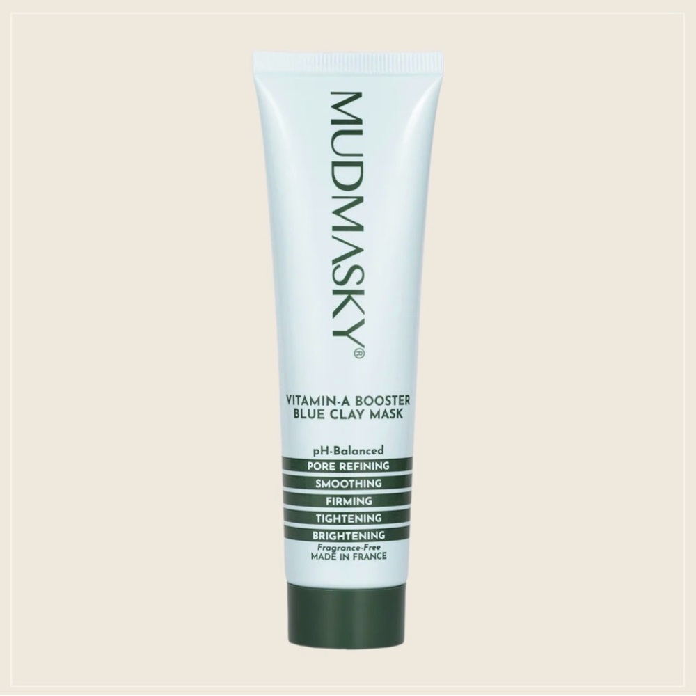 NWOT MUDMASKY Vitamin-A booster Blue Clay Mask 💚